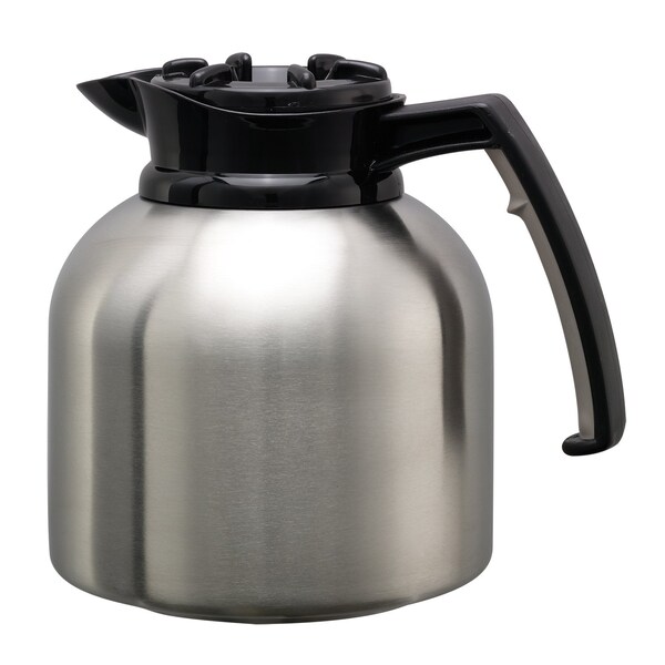 Brew 'N' Pour, Stainless Vacuum Insulated Decanter, 1.9 Liter, Brushed